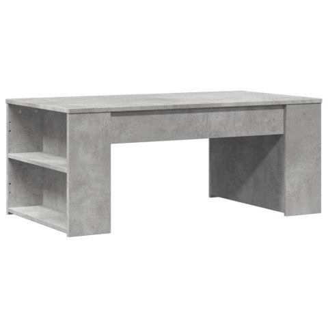 STOLIK KAWOWY SZAROŚĆ BETONU 102X55X42CM