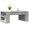 STOLIK KAWOWY SZAROŚĆ BETONU 102X55X42CM