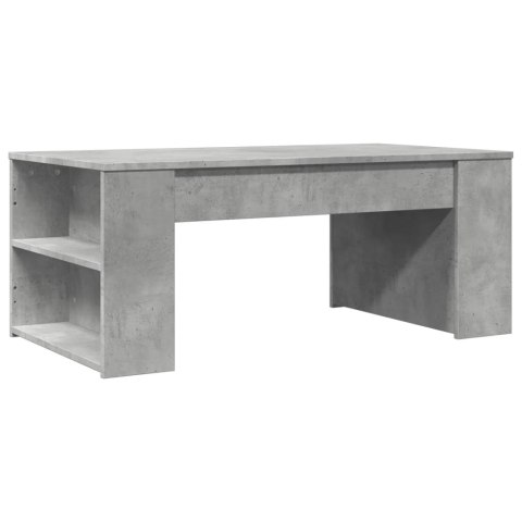STOLIK KAWOWY SZAROŚĆ BETONU 102X55X42CM