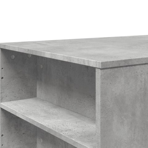 STOLIK KAWOWY SZAROŚĆ BETONU 102X55X42CM