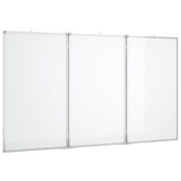 TABLICA MAGNETYCZNA SKŁADANA 120X80X1,7CM ALUMINIOWA