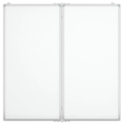 TABLICA MAGNETYCZNA SKŁADANA 80X80X1,7CM ALUMINIOWA