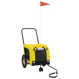 PRZYCZEPKA ROWEROWA DLA PSA 30KG ODBLASKI PLANDEKA