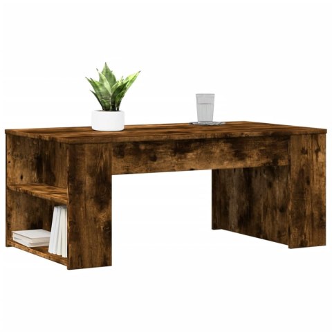 STOLIK KAWOWY PRZYDYMIONY DĄB 102X55X42CM