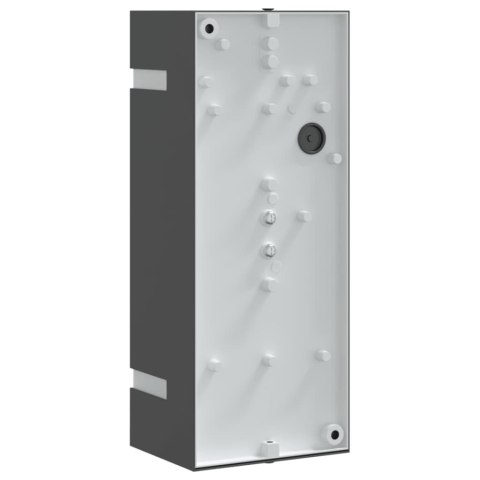 KINKIET ZEWNĘTRZNY CZARNY STAL NIERDZEWNA