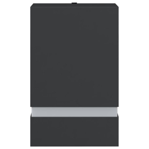 KINKIETY ZEWNĘTRZNE 2 SZT. CZARNE STAL NIERDZEWNA