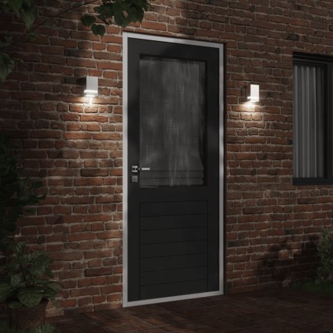 KINKIET ZEWNĘTRZNY SREBRNY STAL NIERDZEWNA