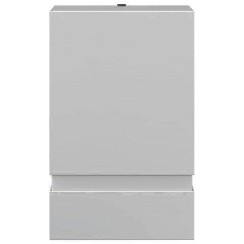 KINKIET ZEWNĘTRZNY SREBRNY STAL NIERDZEWNA