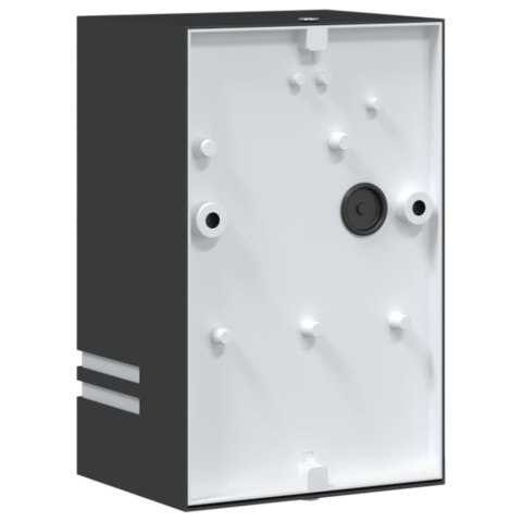 KINKIET ZEWNĘTRZNY CZARNY STAL NIERDZEWNA