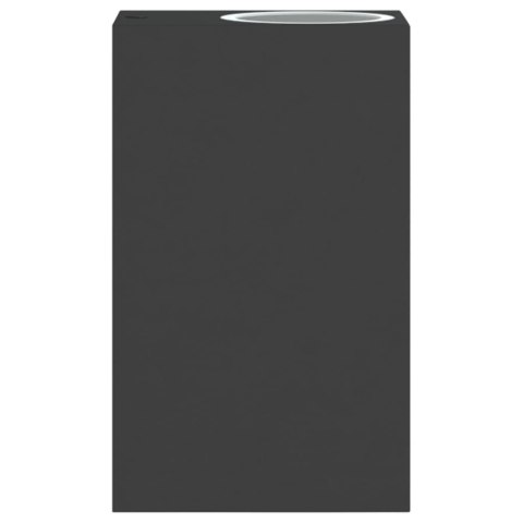 KINKIETY ZEWNĘTRZNE 2 SZT. CZARNE ODLEWANE ALUMINIUM