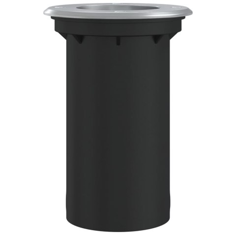 LAMPA NAJAZDOWA OKRĄGŁA CZARNA 10,5X10,5CM ALUMINIUM