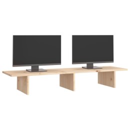 PODSTAWKA NA MONITOR 100X27X15CM LITE DREWNO SOSNOWE