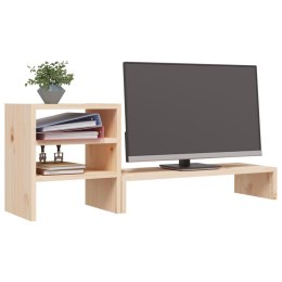 PODSTAWKA NA MONITOR 81X20X30CM LITE DREWNO SOSNOWE