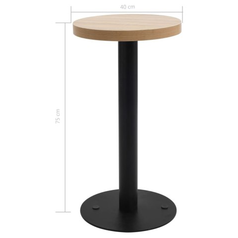 STOLIK BISTRO KOLOR JASNY BRĄZ 40CM