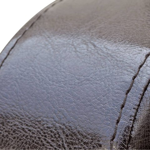 FOTEL BRĄZOWY SZTUCZNA SKÓRA