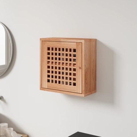 SZAFKA WISZĄCA 42X18X42CM LITY ORZECH WŁOSKI