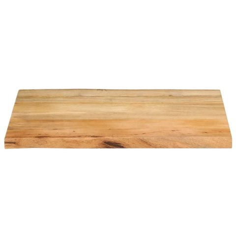 BLAT STOŁU 70X60X2,5CM NATURALNA KRAWĘDŹ LITE DREWNO MANGO