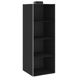 WISZĄCE ORGANIZERY DO SZAFY 2 SZT. Z 4 PÓŁKAMI TKANINA