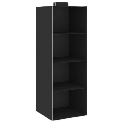 WISZĄCE ORGANIZERY DO SZAFY 2 SZT. Z 4 PÓŁKAMI TKANINA