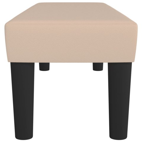 ŁAWKA CAPPUCCINO 100X30X30CM TAPICEROWANA SZTUCZNĄ SKÓRĄ