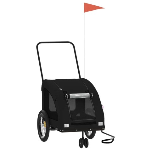 PRZYCZEPKA ROWEROWA DLA PSA 45KG ODBLASKI PLANDEKA