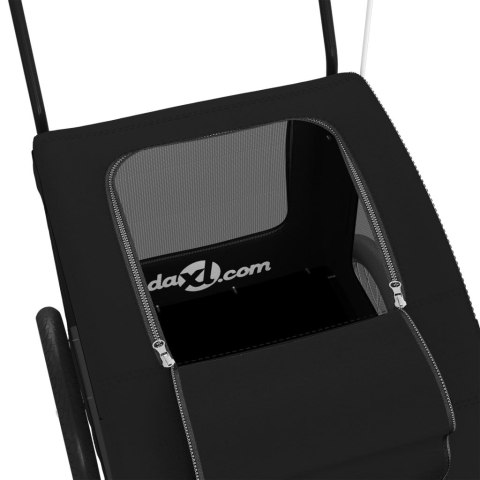 PRZYCZEPKA ROWEROWA DLA PSA 45KG ODBLASKI PLANDEKA