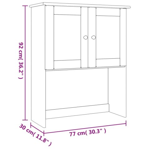 NASTAWKA DO KOMODY ALTA 77X30X92CM DREWNO SOSNOWE