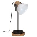 LAMPA STOŁOWA 25 W BIAŁA 17X17X50CM E27