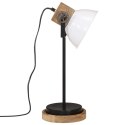 LAMPA STOŁOWA 25 W BIAŁA 17X17X50CM E27