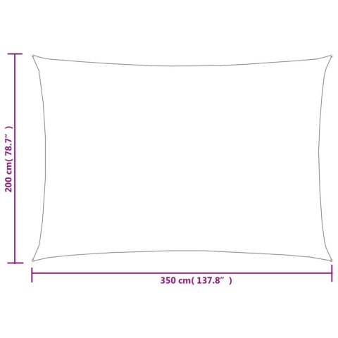 ŻAGIEL PRZECIWSŁONECZNY OGRODOWY MARKIZA TARAS PROSTOKĄT JASNOZIELONY