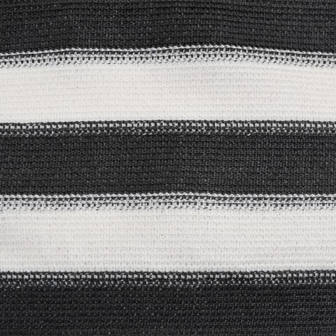 SIATKA CIENIUJĄCA ANTRACYTOWO-BIAŁA 1X25M HDPE 75G/M²