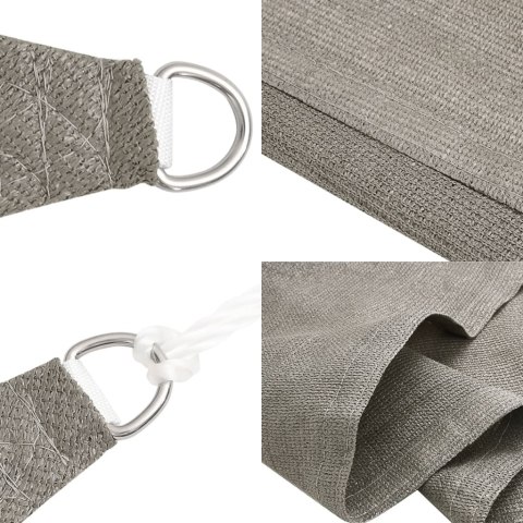 ŻAGIEL PRZECIWSŁONECZNY 160G/M² JASNOSZARY 2X3M HDPE