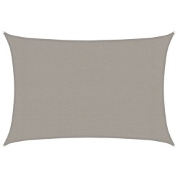 ŻAGIEL PRZECIWSŁONECZNY 160G/M² JASNOSZARY 3X5M HDPE