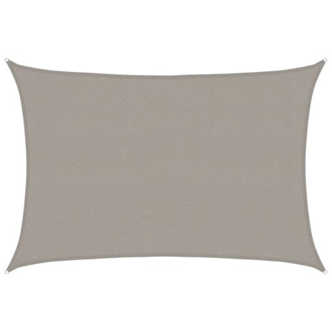 ŻAGIEL PRZECIWSŁONECZNY 160G/M² JASNOSZARY 3X5M HDPE