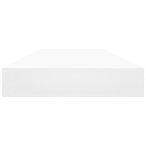 PÓŁKI NA KSIĄŻKI 4 SZT. BIAŁE 100X10X1,5CM