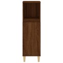 SZAFKA ŁAZIENKOWA BRĄZOWY DĄB 30X30X100CM