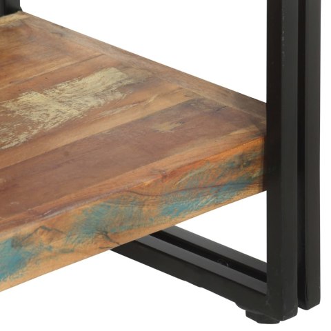 5-POZIOMOWY REGAŁ NA KSIĄŻKI 90X30X180CM DREWNO Z ODZYSKU