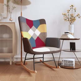 FOTEL BUJANY PATCHWORK TAPICEROWANY TKANINĄ