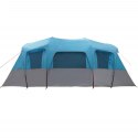 NAMIOT RODZINNY TUNELOWY 16-OS. NIEBIESKI WODOSZCZELNY