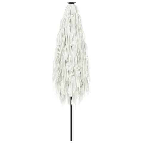 PARASOL OGRODOWY NA STALOWYM SŁUPKU BIAŁY 300X200X250CM