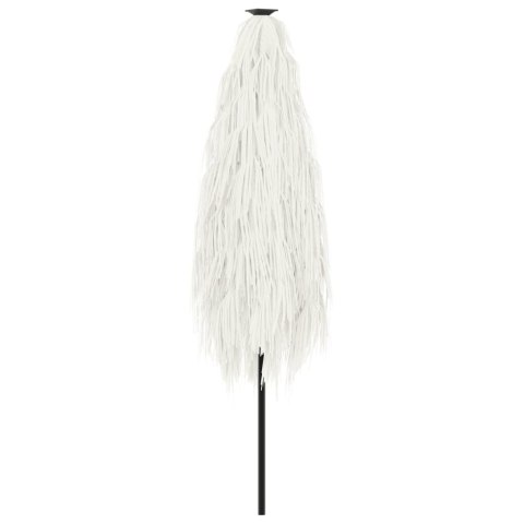 PARASOL OGRODOWY NA STALOWYM SŁUPKU BIAŁY 248X248X248CM