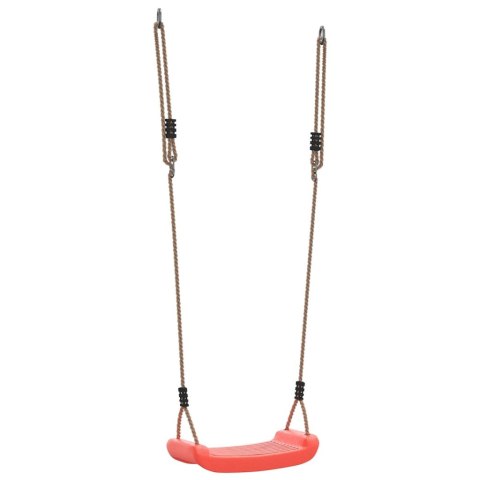 HUŚTAWKA OGRODOWA DLA DZIECI POJEDYNCZA REGULOWANA CZERWONA