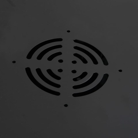 SZAFA SERWEROWA WISZĄCA 12U 19" IP20 53X40X60CM CZARNA DRZWI SZKLANE