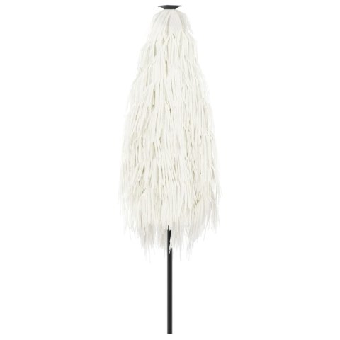 PARASOL OGRODOWY NA STALOWYM SŁUPKU BIAŁY 268X268X226CM