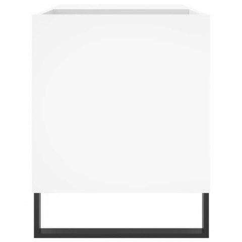 SZAFKA NA PŁYTY WINYLOWE BIAŁA 85X38X48CM