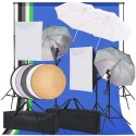ZESTAW LAMP STUDYJNYCH I AKCESORIÓW DO FOTOGRAFII – SOFTBOX, STATYWY, TŁA