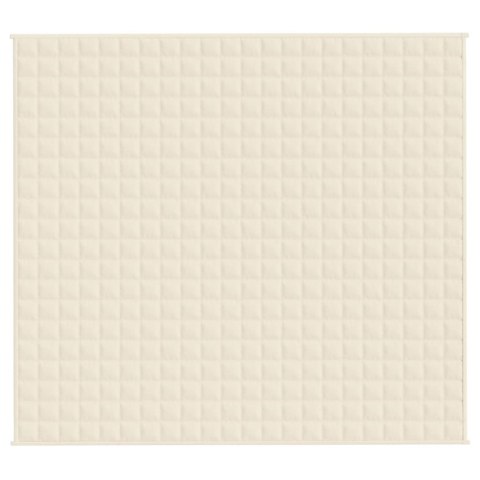 KOC OBCIĄŻENIOWY KREMOWY 200X230CM 9KG TKANINA