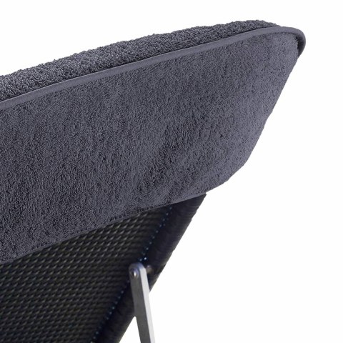 RĘCZNIKI PLAŻOWE 4 SZT. ANTRACYTOWE 60X135CM 400G/M²