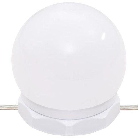 TOALETKA Z OŚWIETLENIEM LED SZARY DĄB SONOMA 130X50X132,5CM