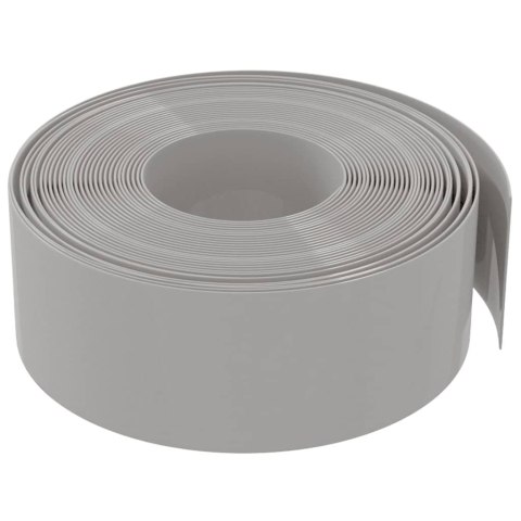 OBRZEŻA OGRODOWE 4 SZT. SZARE 10M 20CM POLIETYLEN